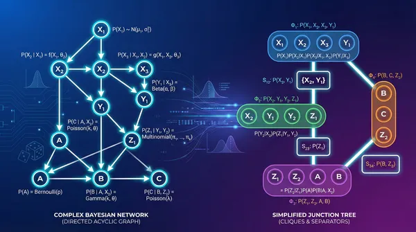 Exact Inference in Bayesian Networks: A Complete Guide (updated 2026)