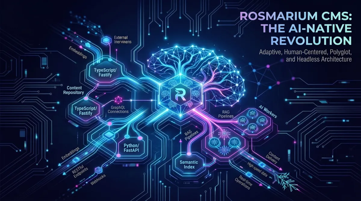 Rosmarium COS: AI-Native Content Orchestration System
